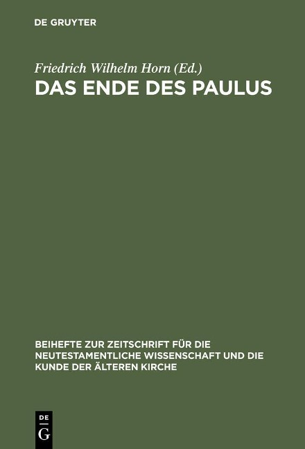 Das Ende des Paulus - 