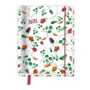 Trötsch Taschenkalender A6 Wire-O Motiv Früchte 2026 mit Postkarten - 