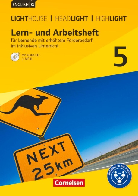 English G Lighthouse / English G Headlight / English G Highlight Band 5: 9. Schuljahr - - Allgemeine Ausgabe. Lern- und Arbeitsheft für Lernende mit erhöhtem Förderbedarf im inklusiven Unterricht