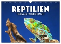 Cover-Bild zum Titel 'Reptilien - Tierische Farbenpracht (Wandkalender 2026 DIN A3 quer), CALVENDO Monatskalender' von 'Sf Sf'