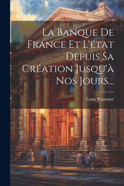 La Banque De France Et L'état Depuis Sa Création Jusqu'à Nos Jours... - Louis Pommier (Avocat ).