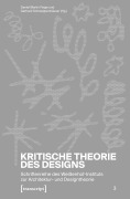 Cover-Bild zum Titel 'Kritische Theorie des Designs' von ''