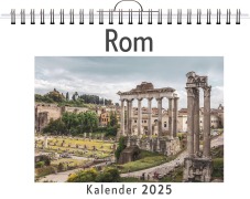 Cover-Bild zum Titel 'Rom - (Wandkalender 2025, Kalender DIN A4 quer, Monatskalender im Querformat mit Kalendarium, das perfekte Geschenk)' von 'Emilia Horn'