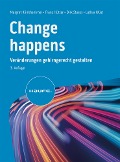 Cover-Bild zum Titel 'Change happens' von 'Margret Klinkhammer, Franz Hütter, Dirk Stoess, Lothar Wüst'