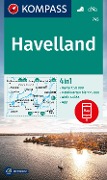 Cover-Bild zum Titel 'KOMPASS Wanderkarte 745 Havelland 1:50.000' von ''