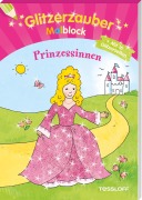 Cover-Bild zum Titel 'Glitzerzauber-Malblock Prinzessinnen' von ''