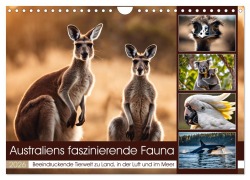 Cover-Bild zum Titel 'Australiens faszinierende Fauna (Wandkalender 2026 DIN A4 quer), CALVENDO Monatskalender' von 'Claudia Kleemann'