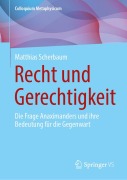 Cover-Bild zum Titel 'Recht und Gerechtigkeit' von 'Matthias Scherbaum'