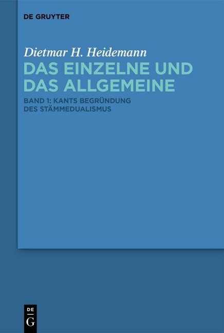 Kants Begründung des Stämmedualismus - Dietmar H. Heidemann