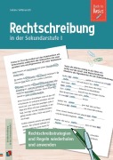 Cover-Bild zum Titel 'Rechtschreibung in der Sekundarstufe I' von 'Sabine Willmeroth'