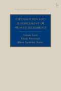 Cover-Bild zum Titel 'Recognition and Enforcement of Non-EU Judgments' von ''