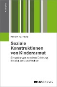 Cover-Bild zum Titel 'Soziale Konstruktionen von Kinderarmut' von 'Maksim Hübenthal'