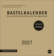 Cover-Bild zum Titel 'Premium-Bastelkalender gold groß 2027' von ''
