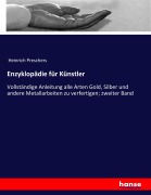 Cover-Bild zum Titel 'Enzyklopädie für Künstler' von 'Heinrich Preschers'