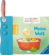 Cover-Bild zum Titel 'Mein Knuddel-Knautsch-Buch: flip&pop. Meine Welt (mit Pop-it Beißleiste); weiches Stoffbuch, waschbares Badebuch, Babyspielzug ab 0 Monate, Sensorik Spielzeug aus Silikon' von ''