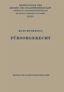 Cover-Bild zum Titel 'Fürsorgerecht' von 'Hans Muthesius'
