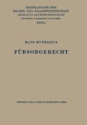 Cover-Bild zum Titel 'Fürsorgerecht' von 'Hans Muthesius'