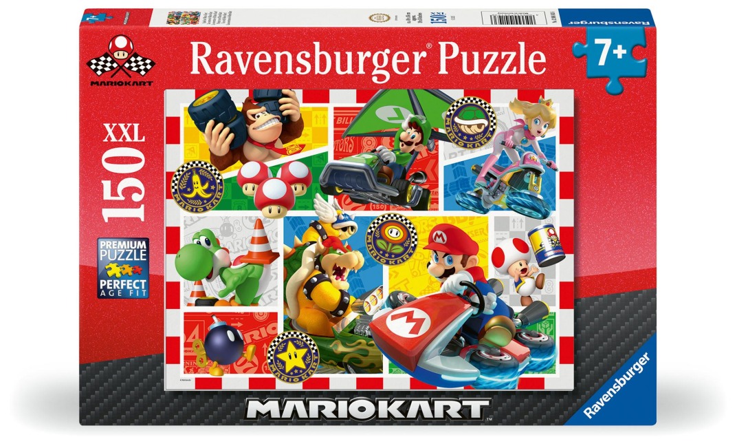 Kinderpuzzle 150 XXL Teile - Mario Kart - Spaß mit Mario Kart - 