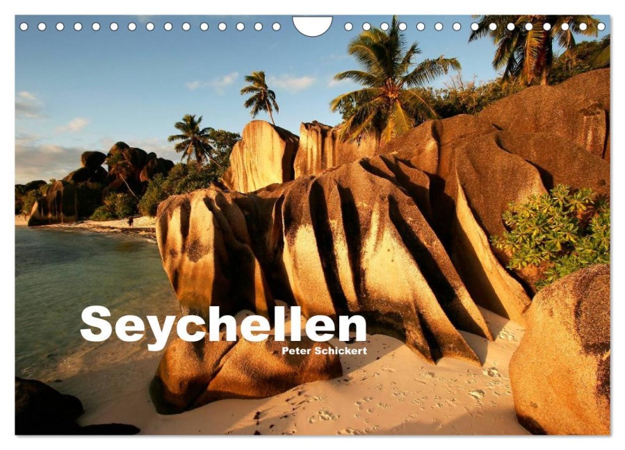 Seychellen (Wandkalender 2025 DIN A4 quer), CALVENDO Monatskalender - Peter Schickert