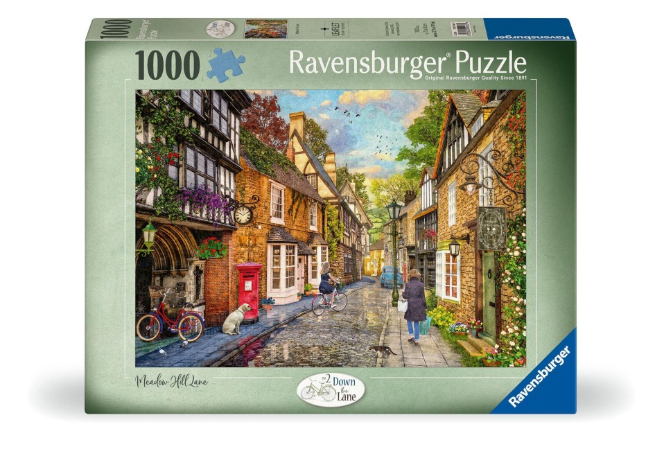 Erwachsenenpuzzle 1000 Teile - Meadow Hill Lane - 
