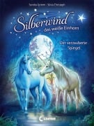 Cover-Bild zum Titel 'Silberwind, das weiße Einhorn - Der verzauberte Spiegel' von 'Sandra Grimm'