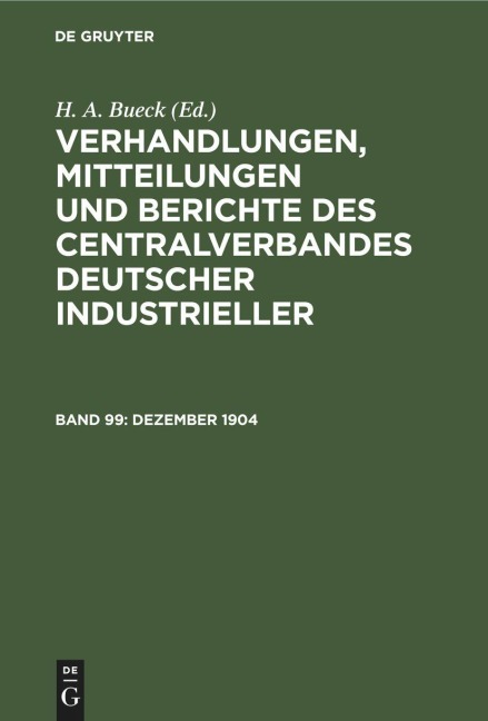 Dezember 1904 - 