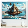 Steampunk Pyramidenwelt (hochwertiger Premium Wandkalender 2025 DIN A2 quer), Kunstdruck in Hochglanz - Renate Utz