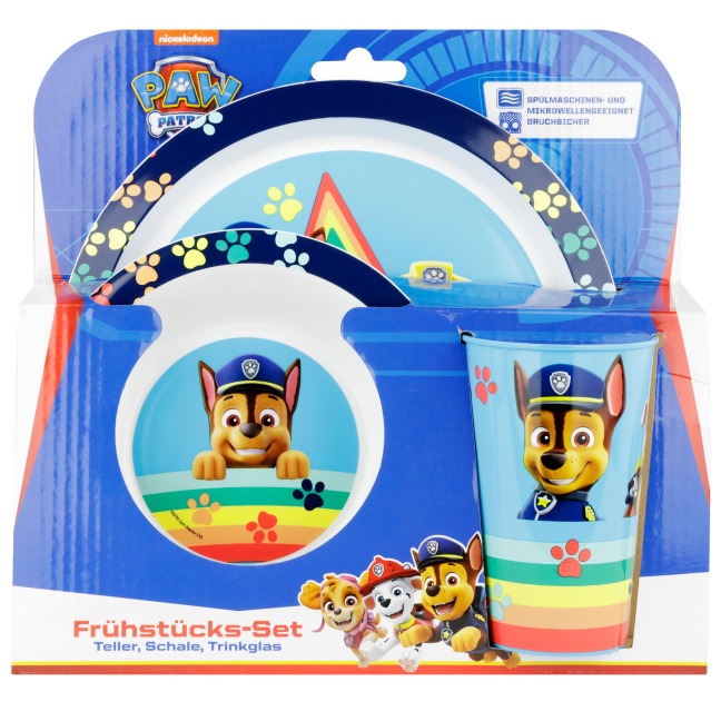 Paw Patrol 3tlg. Frühstücksset - 