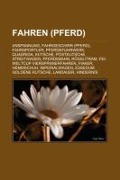 Cover-Bild zum Titel 'Fahren (Pferd)' von ''