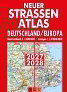 Cover-Bild zum Titel 'Neuer Straßenatlas Deutschland/Europa 2027/2028' von ''