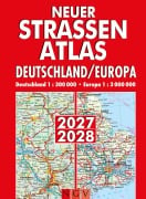 Cover-Bild zum Titel 'Neuer Straßenatlas Deutschland/Europa 2027/2028' von ''