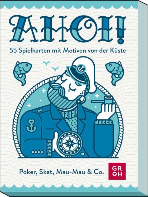 Ahoi! 55 Spielkarten mit Motiven von der Küste - 