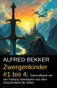 Cover-Bild zum Titel 'Zwergenkinder #1 bis 4: Sammelband mit vier Fantasy Abenteuern aus dem Zwischenland der Elben' von 'Alfred Bekker'