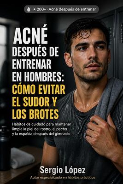 Acné después de entrenar en hombres - Sergio López