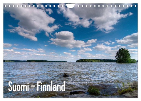 Suomi ¿ Finnland (Wandkalender 2024 DIN A4 quer), CALVENDO Monatskalender - Peter Härlein