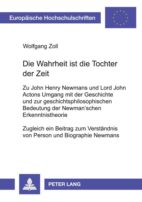 Die Wahrheit ist die Tochter der Zeit - Wolfgang Zoll