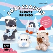 Cover-Bild zum Titel 'Cozy Crochet - Frosty Friends: Winterliche Amigurumis häkeln mit @crochetbyjanina' von 'Janina Grieß'