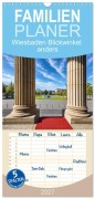 Cover-Bild zum Titel 'Familienplaner 2027 - Wiesbaden Blickwinkel anders mit 5 Spalten (Wandkalender, 21 x 45 cm) CALVENDO' von 'Petrus Bodenstaff'