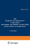 Cover-Bild zum Titel 'Das Englische Verwaltungsrecht mit Einschluß des Heeres, der Gerichte und der Kirche geschichtsich und systematisch' von 'Rudolf Gneist'
