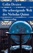 Cover-Bild zum Titel 'Die schweigende Welt des Nicholas Quinn' von 'Colin Dexter'