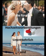 Cover-Bild zum Titel '15 Tipps, die für die Hochzeitsvorbereitungen unentbehrlich sind' von 'Martina Kloss'