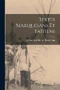 Cover-Bild zum Titel 'Textes Marquésans Et Taïtiens' von 'Johann Karl Eduard Buschmann'