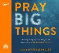 Cover-Bild zum Titel 'Pray Big Things: The Surprising Life God Has for You When You're Bold Enough to Ask' von 'Julia Jeffress Sadler'
