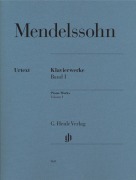 Cover-Bild zum Titel 'Klavierwerke Band I' von 'Felix Mendelssohn Bartholdy'