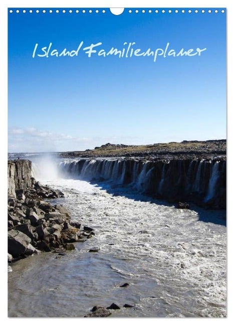 Island Familienplaner (Wandkalender 2025 DIN A3 hoch), CALVENDO Monatskalender - Andrea Koch