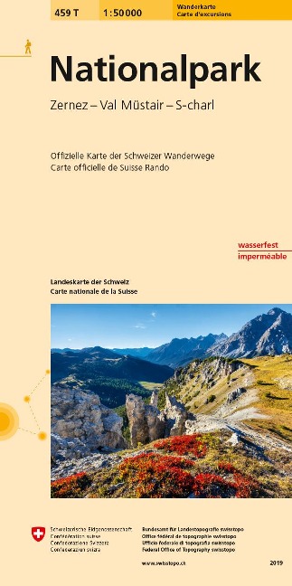 Swisstopo 1 : 50 000 Nationalpark - 