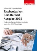 Cover-Bild zum Titel 'Taschenlexikon Beihilferecht Ausgabe 2025' von 'Gottfried Nitze'
