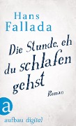 Die Stunde, eh' du schlafen gehst - Hans Fallada