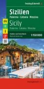Cover-Bild zum Titel 'freytag & berndt Straßenkarte Sizilien 1:150.000' von ''