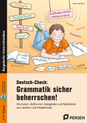 Cover-Bild zum Titel 'Deutsch-Check: Grammatik sicher beherrschen!' von 'Karin Hohmann'